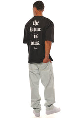 HEAVY OVERSIZE FUTURE T-SHIRT BLACK