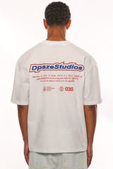 HEAVY OVERSIZE PEACE OF MIND T-SHIRT WHITE