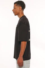 HEAVY OVERSIZE MEMBERS ONLY T-SHIRT BLACK