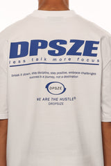 HEAVY OVERSIZE LESS TALK T-SHIRT WHITE