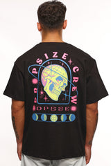 HEAVY SKULL LOGO T-SHIRT BLACK