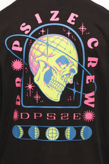 HEAVY SKULL LOGO T-SHIRT BLACK