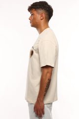 HEAVY OVERSIZE BROKEN HEART V2 T-SHIRT WHITE