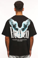 HEAVY OVERSIZE BLESSED T-SHIRT BLACK