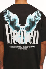 HEAVY OVERSIZE BLESSED T-SHIRT BLACK