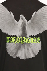 HEAVY DOVE LOGO T-SHIRT BLACK