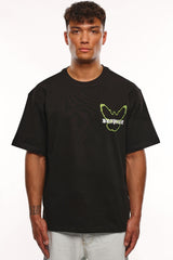 HEAVY DOVE LOGO T-SHIRT BLACK