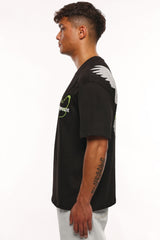 HEAVY DOVE LOGO T-SHIRT BLACK