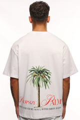 HEAVY PALM T-SHIRT WHITE