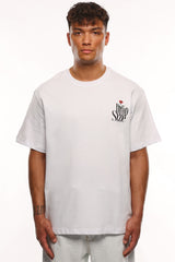 HEAVY THE CATCH T-SHIRT WHITE