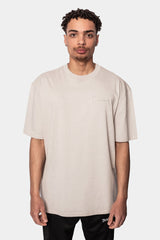 HEAVY OVERSIZE EMBO T-SHIRT MOON BEAM
