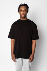 HEAVY OVERSIZE V2 MOON T-SHIRT BLACK