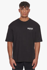 HEAVY OVERSIZE CRIME CLUB T-SHIRT BLACK