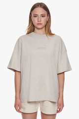 HEAVY MIDDLE HD PRINT T-SHIRT MOON BEAM