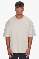 HEAVY OVERSIZE HD PRINT T-SHIRT MOONBEAM