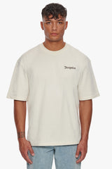 HEAVY CREW HEART T-SHIRT COCONUT MILK