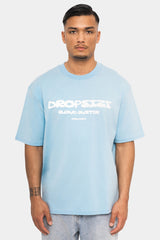 HEAVY OVERSIZE CLOUD BUSTER T-SHIRT BABY BLUE