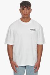 HEAVY OVERSIZE CRIME CLUB T-SHIRT CREAM WHITE