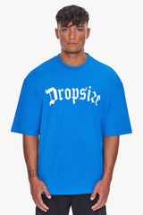 HEAVY OVERSIZE LOGO T-SHIRT ROYAL BLUE