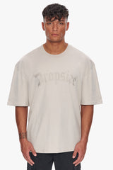 HEAVY OVERSIZE LOGO T-SHIRT MOONBEAM
