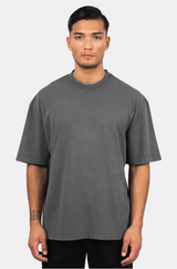 HEAVY OVERSIZE RUBBER PATCH T-SHIRT CREAM WHITE