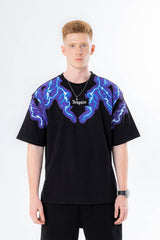 Flash Design Heavy T-Shirt Black