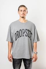 Logo Design Heavy T-Shirt Heather Grey