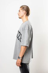 Logo Design Heavy T-Shirt Heather Grey