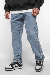 HEAVY BUTTON JEANS LIGHT BLUE