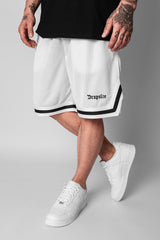 LOGO MESH SHORT WHITE/BLACK