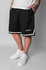 LOGO MESH SHORT BLACK/WHITE