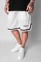 LOGO MESH SHORT WHITE/BLACK