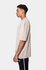 HEAVY OVERSIZE EMBO T-SHIRT MOON BEAM