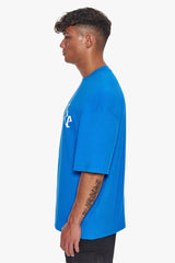 HEAVY OVERSIZE LOGO T-SHIRT ROYAL BLUE