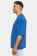 HEAVY EMBO T-SHIRT TINT BLUE