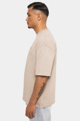 HEAVY OVERSIZE HD PRINT T-SHIRT STONE
