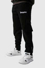 HEAVY SWEAT CARGO PANTS BLACK