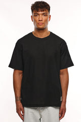 HEAVY RIB T-SHIRT BLACK