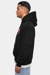 HEAVY OVERSIZE WONDER WAFFEL HOODIE BLACK
